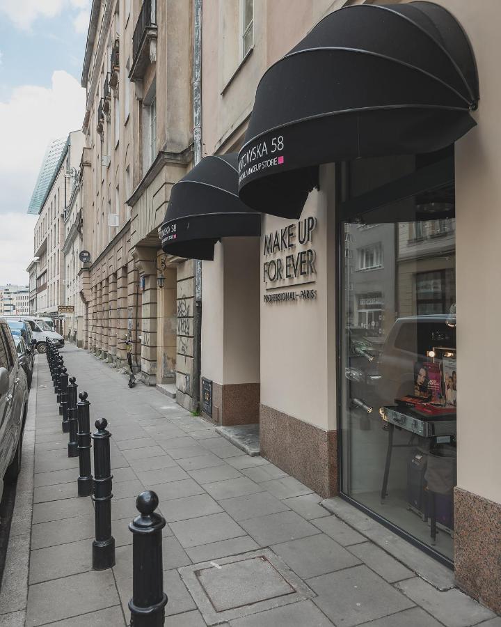 Mokotowska 67 Prywatne Mieszkanie Z Balkonem W Centrum Miasta I W Poblizu Ambasady Usa Samodzielne Zameldowanie! Self Check-In System! ワルシャワ エクステリア 写真