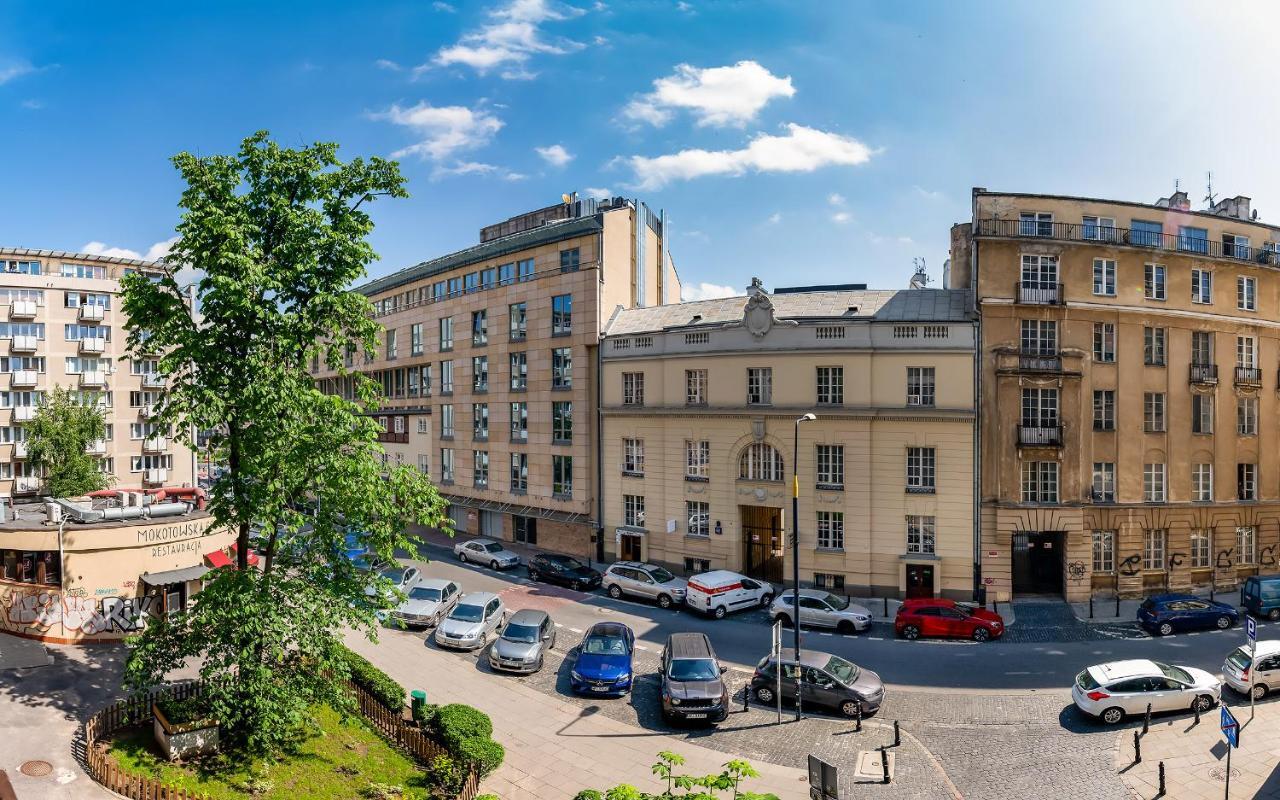 Mokotowska 67 Prywatne Mieszkanie Z Balkonem W Centrum Miasta I W Poblizu Ambasady Usa Samodzielne Zameldowanie! Self Check-In System! ワルシャワ エクステリア 写真